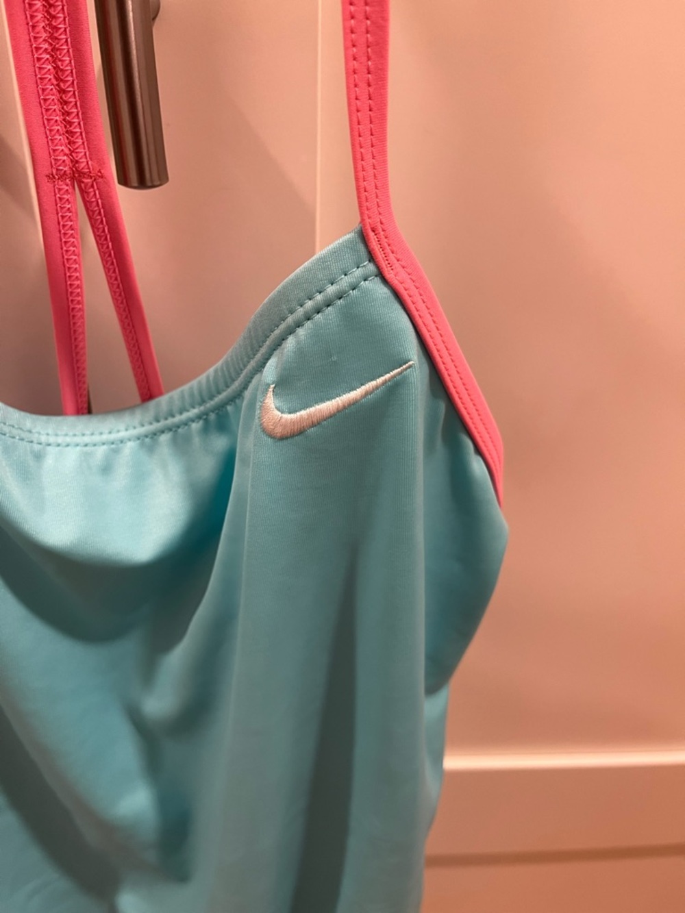Nike girls razorback swim XL in teal and pink, NWT - Picture 6 of 13